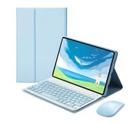 Custodia Con Tastiera Per iPad A16 11th Gen 2025/10th Generazione 2022 (11/10,9 Pollici) Con Mouse, Custodia Protettiva Sottile Con Tastiera Wireless Staccabile Per Ipad 10a Generazione