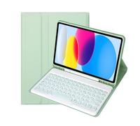 Custodia con tastiera per iPad Pro 11 pollici 4a gen 2022/Pro 11 pollici 3a generazione 2021 Custodia con tastiera Bluetooth staccabile e porta matita Copertura con supporto ribaltabile