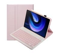 Custodia con Tastiera per Lenovo IdeaTab Plus 11,5" 2023, Tastiera Wireless Staccabile con Supporto Multi-Angolo e Funzione di Sospensione/Riattivazione Automatica(Pink)