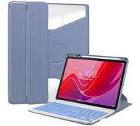Custodia con tastiera per OnePlus Pad Go/OPPO Pad Air 2 11,4 pollici, tastiera Staccabile Bluetooth Wireless Magnetic Keyboard Tablet Stand Cover(Purple)