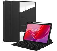 Custodia con tastiera per OnePlus Pad Go/OPPO Pad Air 2 11,4 pollici, tastiera Staccabile Bluetooth Wireless Magnetic Keyboard Tablet Stand Cover(Black)