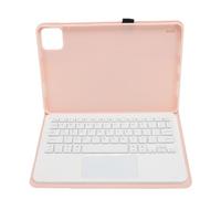 Custodia con Tastiera per Pad 6, 6 Pro 11 Pollici 2023 Cover con Supporto in PU con Tastiera Wireless Rimovibile Magnetica, Guscio in Venature del Legno TPU Adatta per Pad