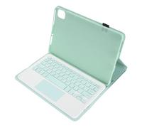 Custodia con Tastiera per Tablet con Touchpad e Portapenne, Tastiera Bluetooth Wireless Rimovibile Magnetica + Custodia in Pelle Ultra Sottile per Xiaomi Mi Pad 5 e 5 Pro. (verde