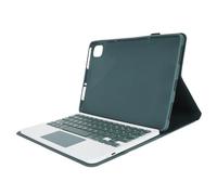 Custodia con Tastiera per Tablet con Touchpad e Portapenne, Tastiera Bluetooth Wireless Rimovibile Magnetica + Custodia in Pelle Ultra Sottile per Xiaomi Mi Pad 5 e 5 Pro. (verde