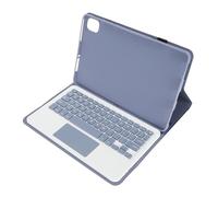Custodia con Tastiera per Tablet con Touchpad e Portapenne, Tastiera Bluetooth Wireless Rimovibile Magnetica + Custodia in Pelle Ultra Sottile per Xiaomi Mi Pad 5 e 5 Pro. (PURPLE)
