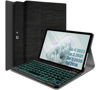 Custodia con tastiera retroilluminata per Surface Go 3 (2021)/Surface Go 2 2020/Surface Go 2018, tastiera wireless Wineecy 7 colori retroilluminata magnetica staccabile con custodia in PU di alta
