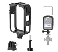 Custodia con telaio in plastica per fotocamera DJI 360, custodia protettiva antiurto antigraffio con montaggio filettato da 1/4", doppia scarpa fredda e facile accesso alla batteria, compatibile con