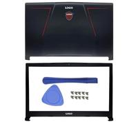 Custodia con telaio per laptop compatibile con GE73 GE73VR 7RF MS-17C1 MS-17C3 MS-17C5 Include copertura posteriore LCD Cerniere della cornice anteriore Custodia inferiore del poggiapolsi(AB COVER)