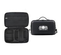 Custodia con tracolla adatta per DJI Neo 2, custodia da viaggio in PU, compatibile con drone Neo 2, controller RC-N3, cavo dati, hub di ricarica, Nero con motivo, /
