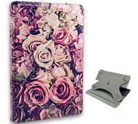 Custodia Cool Ebook Tablet 10 Pollici Universale Disegni Fiori