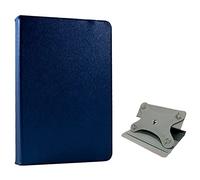 Custodia Cool Ebook/Tablet 7 Pollici Similpelle Blu Girevole