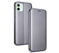Custodia Flip Cover color argento Cool Elegance per iPhone 12/12 Pro