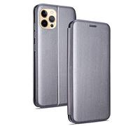 Custodia Cool Flip Cover per iPhone 12 Pro Max Elegance Argento