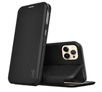 Custodia Cool Flip Cover per iPhone 14 Pro MAX Elegance Nero