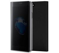 Custodia Cool Flip Cover per iPhone 7 Plus/iPhone 8 Plus Clear View Nero