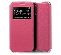 Custodia Flip Cover Rosa Freddo Semplice per Oppo A52 / A72 / A92