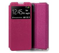 Custodia Flip Cover rosa fantastica e liscia per Samsung Galaxy A22 5G