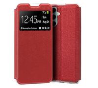 Custodia Cool Flip Cover per Samsung A346 Galaxy A34 5G Ecopelle Liscio Rosso