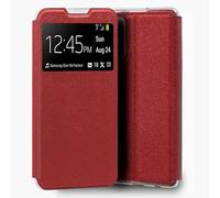 Custodia Cool Flip Cover per Samsung A725 Galaxy A72 Liso Rosso