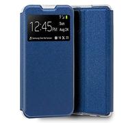 Fantastica custodia Flip Cover blu tinta unita per Samsung Galaxy S20