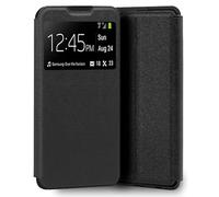 Custodia Cool Flip Cover per Wiko Y61 Liso Nero