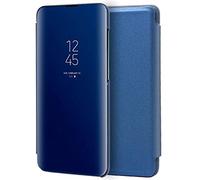 Custodia Cool Flip Cover per Xiaomi Mi 9 Clear View Blu