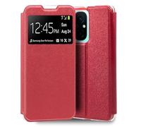 Custodia Cool Flip Cover per Xiaomi Redmi 12C Liscio Rosso