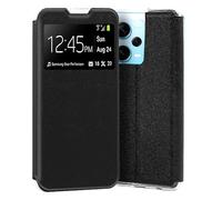 Custodia Flip Cover liscia nera fresca per Xiaomi Redmi Note 12 Pro Plus 5G