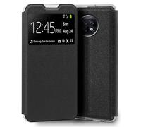 Custodia Cool Flip Cover per Xiaomi Redmi Note 9T Liso Nero