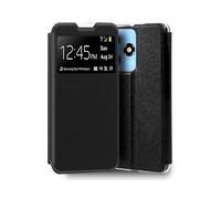 Custodia Cool Flip Cover per ZTE Blade A73 Liscio Nero