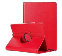 Custodia Cool per iPad (2019/2020 / 2021) 10,2 pollici girevole in ecopelle rossa
