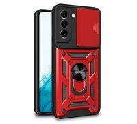 Custodia Cool per Samsung S901 Galaxy S22 Hard Ring Rosso