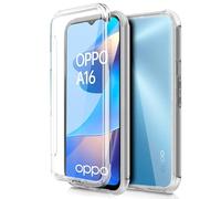 Custodia Cool silicone 3D per OPPO A16 / A16s / A54s (trasparente frontale + posteriore)