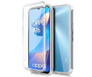 Custodia Cool silicone 3D per OPPO A16 / A16s / A54s (trasparente frontale + posteriore)