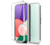 Custodia Cool Silicone 3D per Samsung A226 Galaxy A22 5G (Trasparente frontale + posteriore)
