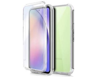 Custodia Cool Silicone 3D per Samsung A546 Galaxy A54 5G (trasparente anteriore + posteriore)