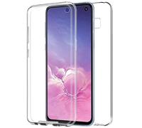 Custodia Cool Silicone 3D per Samsung G970 Galaxy S10e (Trasparente Frontale + Posteriore)