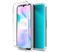 Fantastica custodia in silicone 3D trasparente posteriore e anteriore Xiaomi Redmi 9A / 9AT
