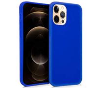 Custodia in silicone blu freddo per iPhone 12 Pro Max