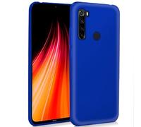 Custodia in silicone blu freddo per Xiaomi Redmi Note 8/Note 8 (2021)