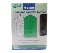 custodia copriabiti e gonna, copri giacca prottetivo in pvc, custodia per abiti, giacche e gonne, copriabiti traspirante cm 60x100, copri abiti copri gonna impermeabile con chiusura lampo art 145