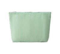 Custodia cosmetica a strisce, portatile e, Green stripes | Design con cerniere sicure per l ' uso quotidiano, dimensioni compatte per un facile trasporto prodotti