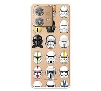 CUSTODIA COVER CASE COMPATIBILE PER Motorola Edge 40 NEO Ufficiale Star Wars per proteggere il tuo telefono cellulare Custodia in silicone flessibile trasparente con licenza ufficiale Star Wars