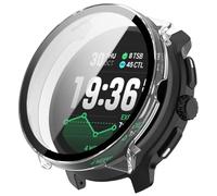 CUSTODIA COVER CASE COMPATIBILE PER SUunto Race 2, PC Custodia rigida con pellicola temperata, protezione accessori antigraffio alloggiamento (trasparente)