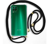 CUSTODIA COVER CASE COOL PER HUAWEI P40 LITE CORDINO NERO