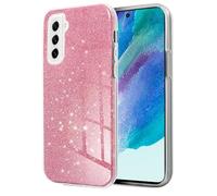 CUSTODIA COVER CASE COOL PER SAMSUNG G990B Galaxy S21 FE GLITTER ROSA