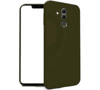 Custodia COVER Compatibile con HUAWEI MATE 20 LITE SNE-LX1 SNE-L21 SNE-AL00 (6.3) case soft GEL SILICONE protezione flessibile SLIM matte MORBIDA TPU (Verde bosco)