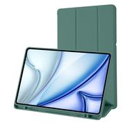 Custodia Cover Compatibile con Samsung Galaxy Tab S6 Lite 10.4 Pollici 2024/2022/2020 SM-P620N/P625N/P610/P613/P615/P619 con Portapenne-Ultra Sottile Cover con Auto Svegliati/Sonno (Verde Pino)