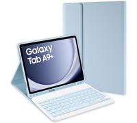 Custodia Cover E Tastiera Samsung Galaxy Tab A9+ 2023 SM X210 X216 X218 Wireless