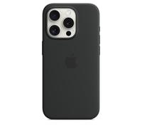 Custodia in silicone Apple iPhone 15 Pro con MagSafe nero